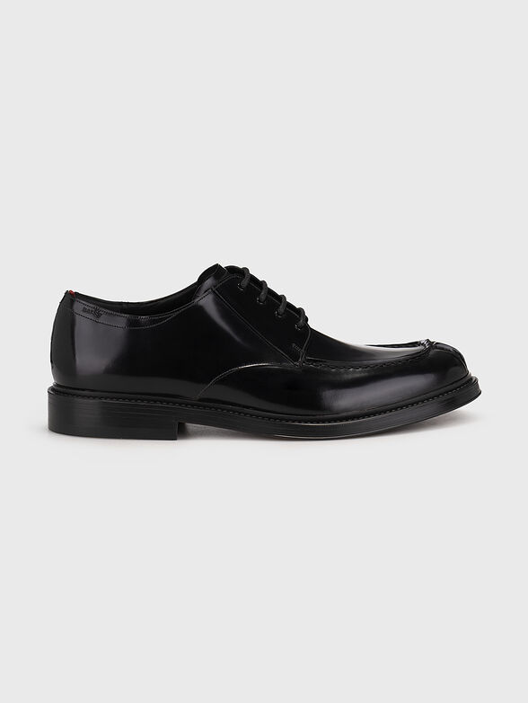 NIEVRO black leather shoes - 1