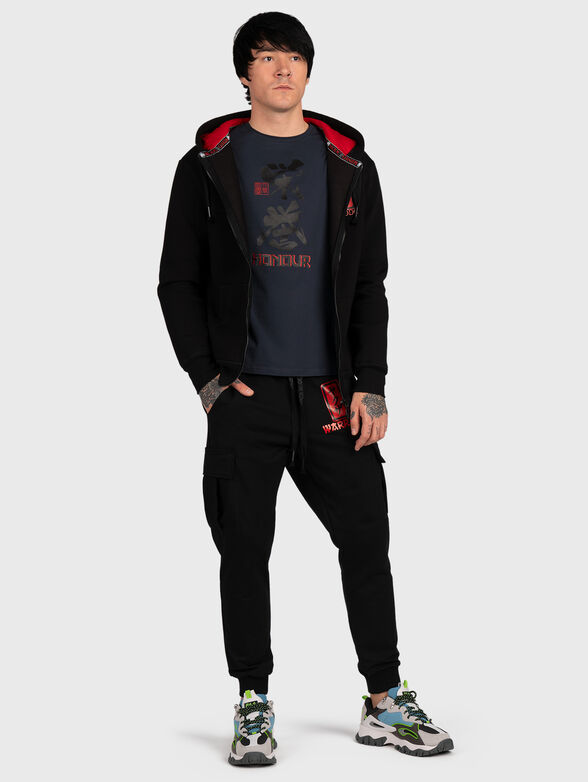 JSP002 sports pants with laces and print - 6