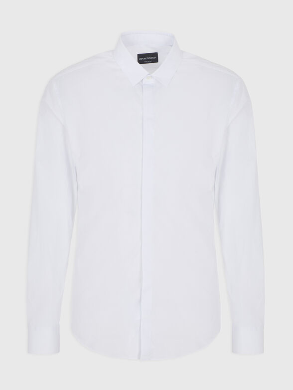 Long sleeved shirt with classic collar - 1