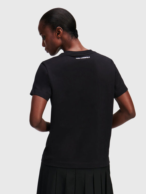 Cotton T-shirt with logo print - 3