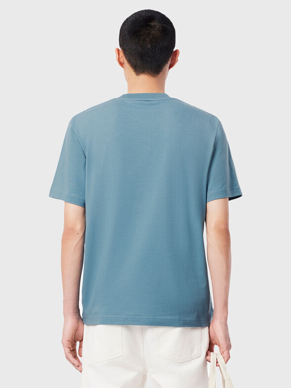Beige cotton T-shirt  - 3