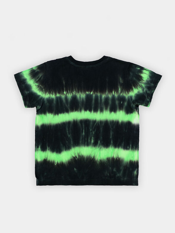 T-shirt wit tie-dye print and logo - 2