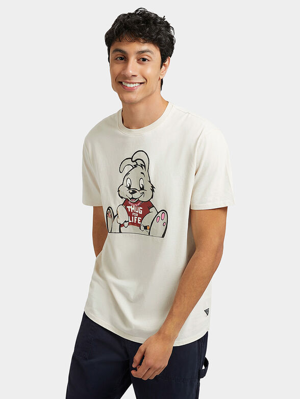 HUG BUNNY T-shirt with art print - 1