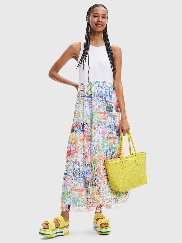 QUATRO dress with art motifs - 4