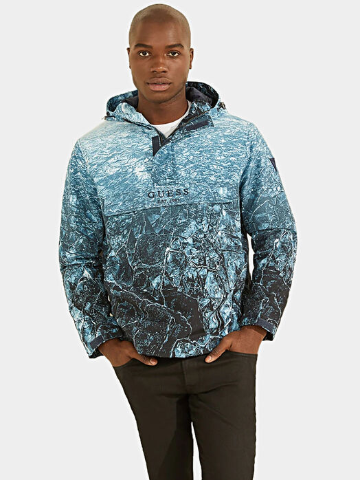KAGOOL printed jacket with a hood