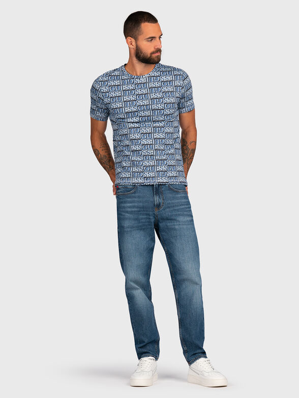 Cotton T-shirt with monogram print - 2