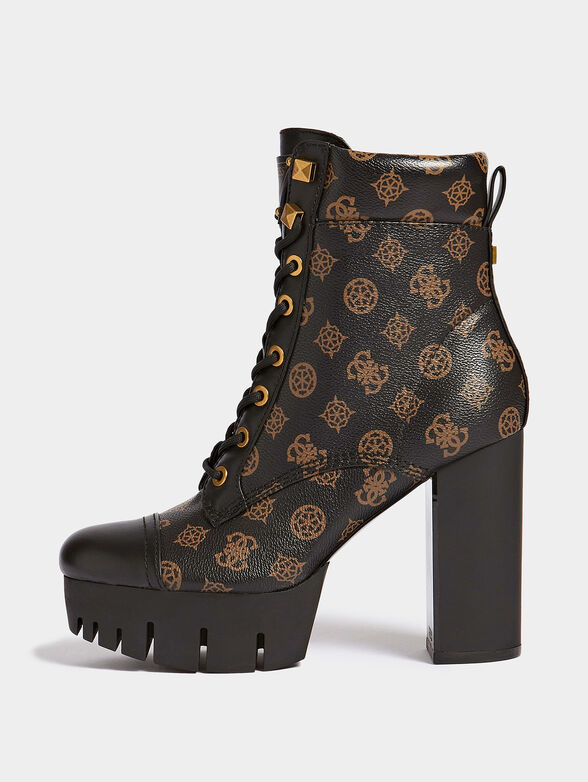 GEOVEY Ankle boots with 4G logo print - 1