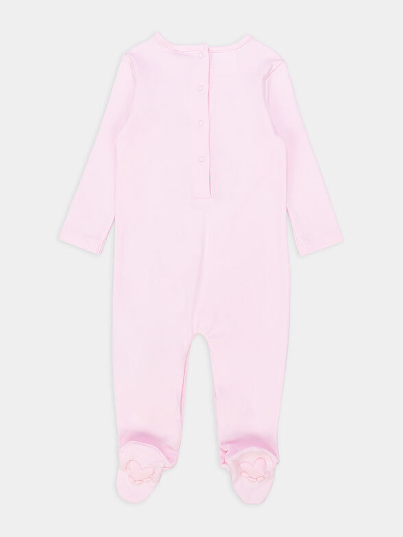 Blue overalls with embroidery - 2