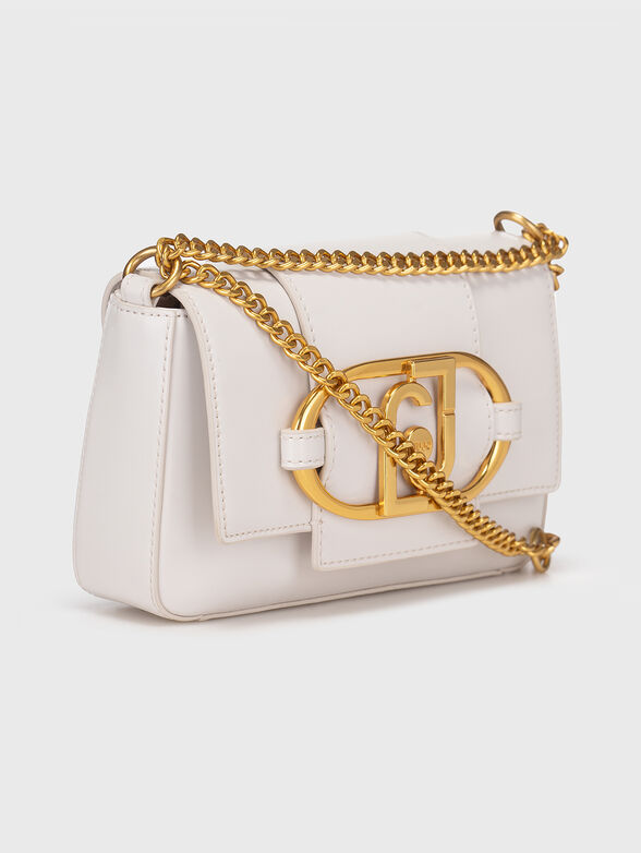 Crossbody bag with metal logo  - 5