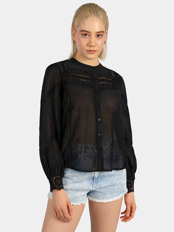 MONIKA Black blouse - 1