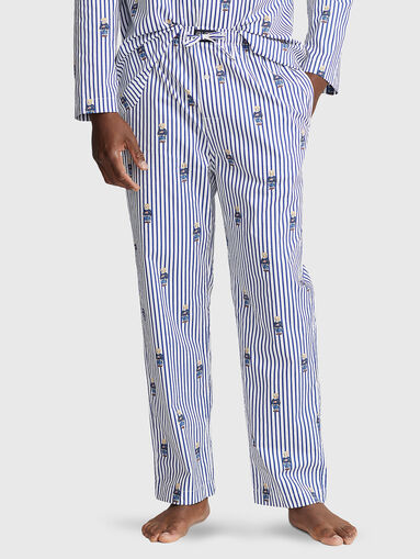Cotton pyjamas with Polo Bear print - 3