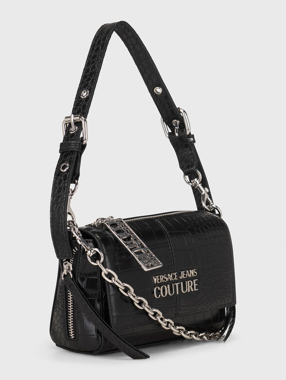 Croc-effect small crossbody bag  - 4