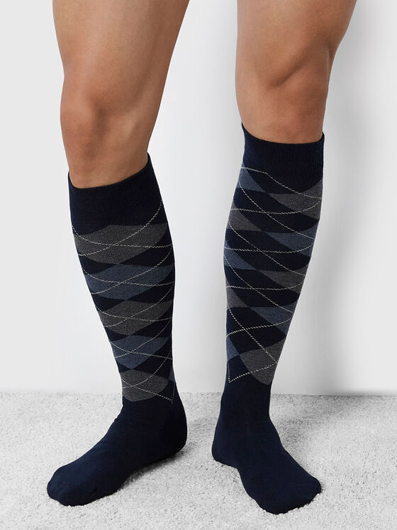 Κάλτσες VARSITY με γεωμετρικά μοτίβα - 1