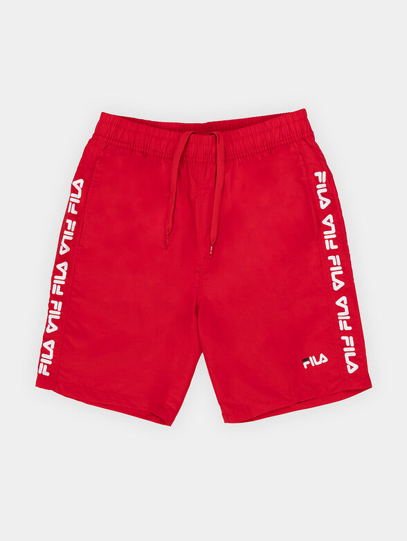 SARONNO swim truncks in red color - 1