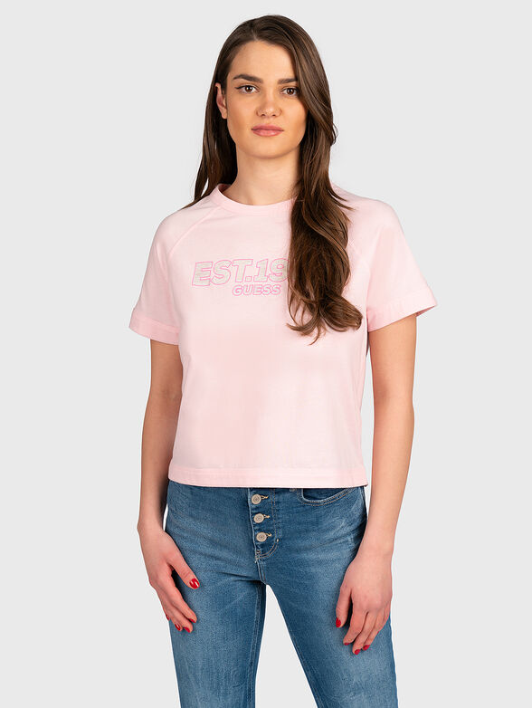 BURNOUT 1981 T-shirt in pale pink - 1