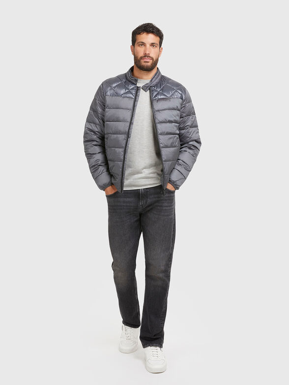 Puffer jacket with quilted effect - 2