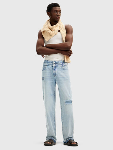 Jeans with patches  - 4