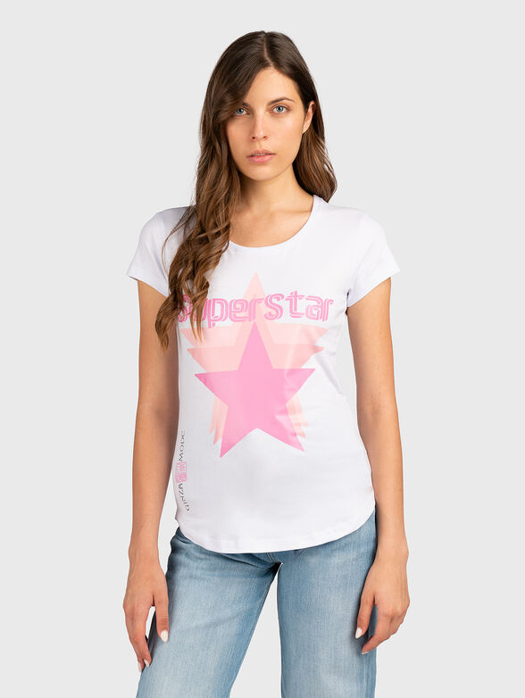 T-shirt with accent on the back - 0