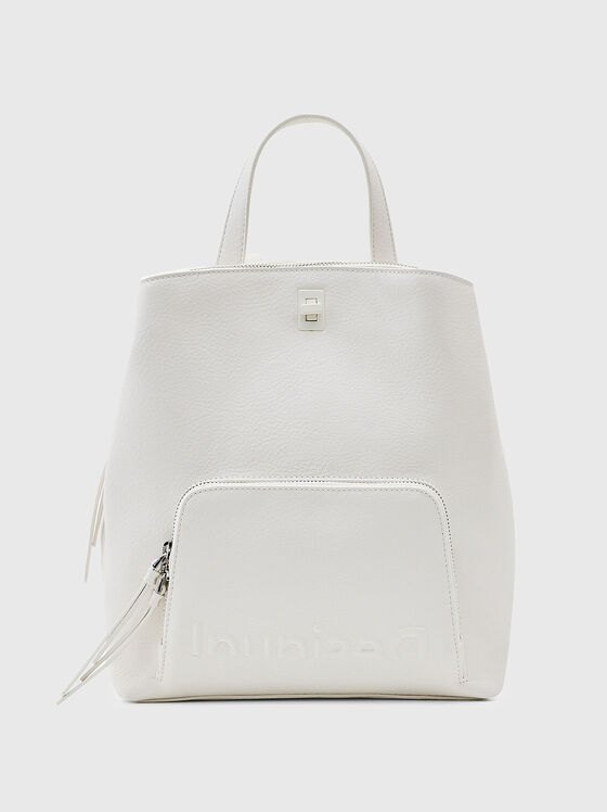 Black backpack with logo detail - 1