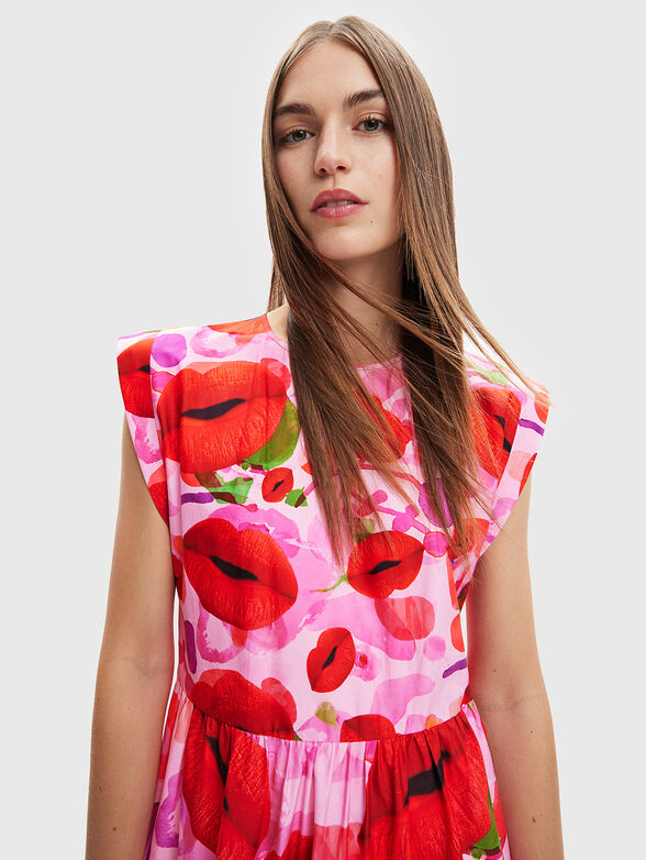 TULIP-LACROIX dress with art print - 3
