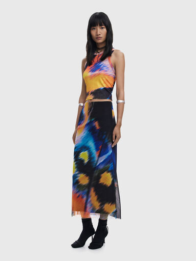 Printed midi skirt - 4