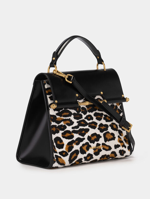 ALIA handbag with animal print - 6