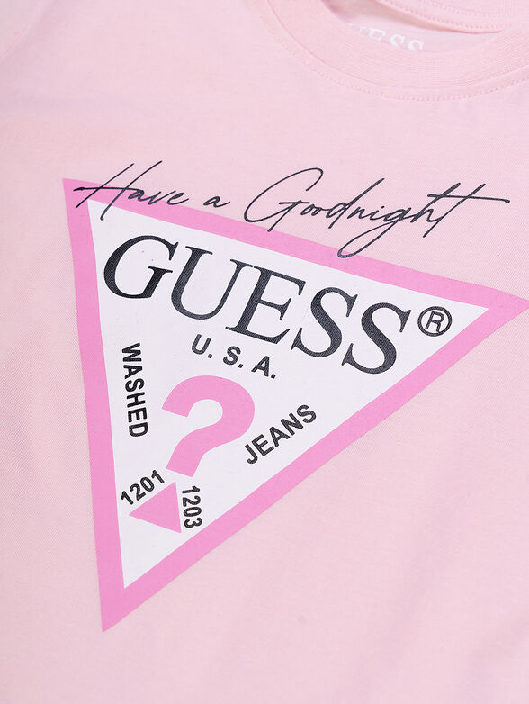 Set of blouse with logo and pants - 4
