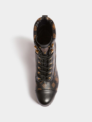GEOVEY Ankle boots with 4G logo print - 5
