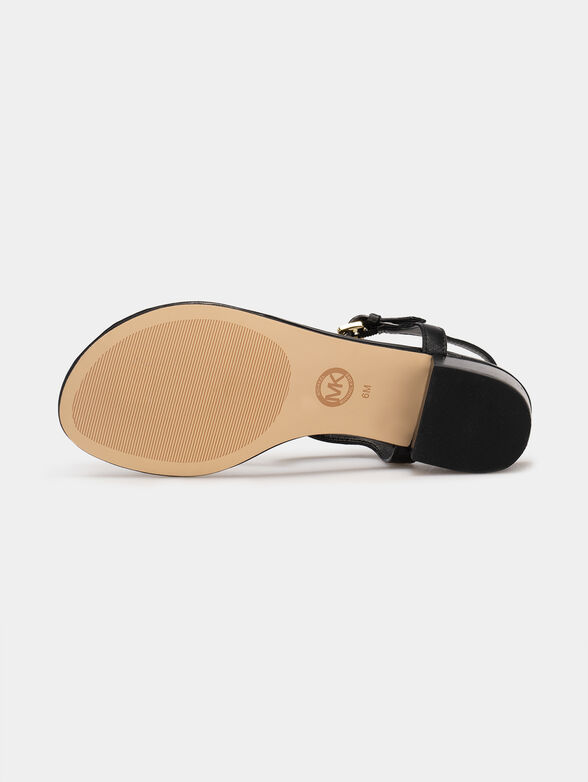 CAYLA leather sandals - 5