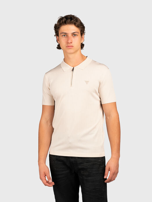 Black polo shirt