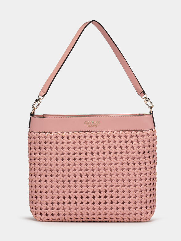 SICILIA hobo bag with knitted texture - 1