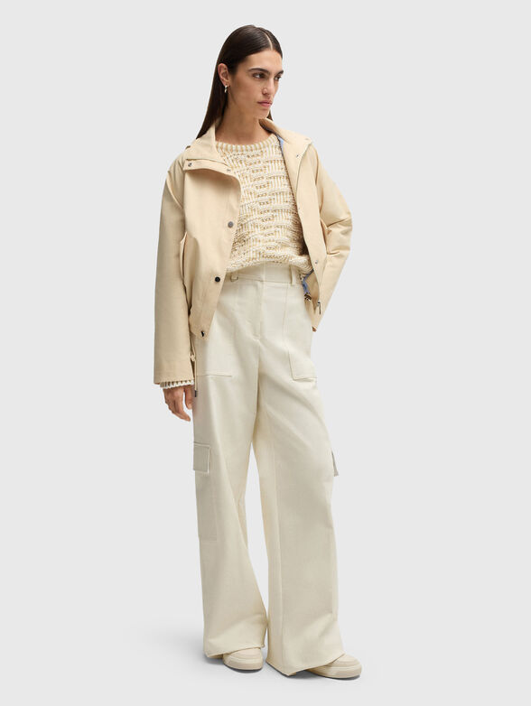 TENERIA high waisted cargo trousers - 4