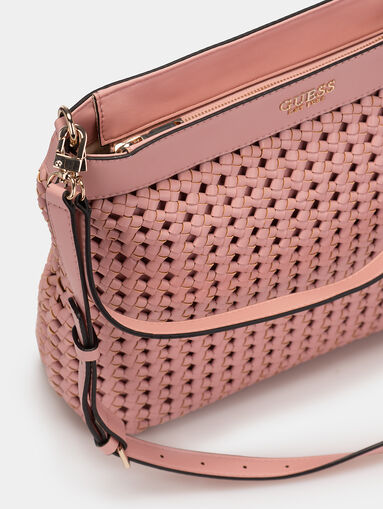 SICILIA hobo bag with knitted texture - 5