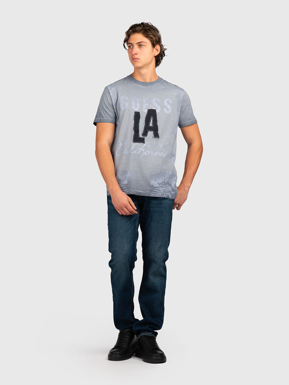 T-shirt with contrasting print - 2