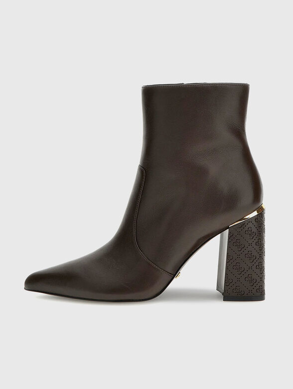 FRENKIE leather heeled boots - 0
