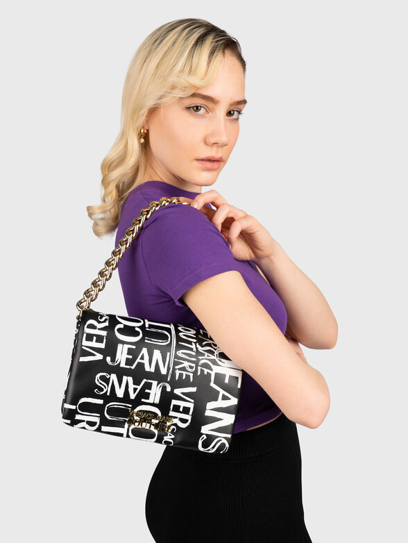 Black bag with logo motifs - 2