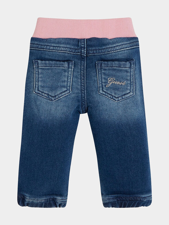 Jeans with elastic waistband - 2