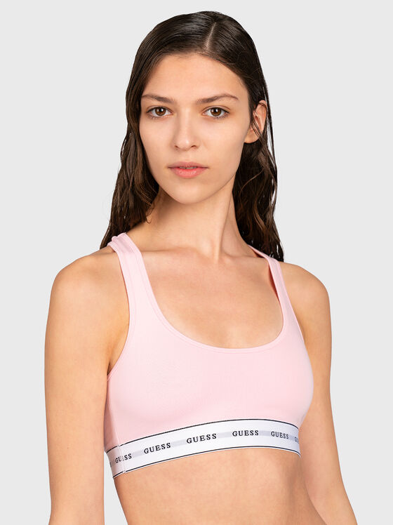 CARRIE Stretch cotton sports bra - 1