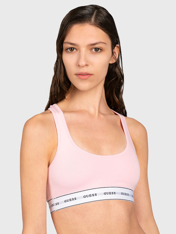 CARRIE Stretch cotton sports bra - 1