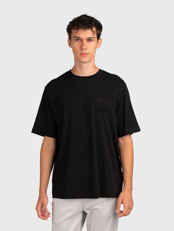 T-shirt with embossed logo on the back - 1