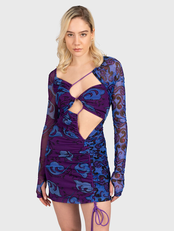 Dress with cut-out accents - 1