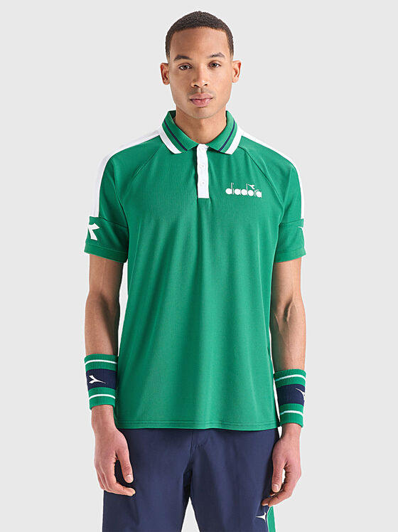 ICON sports polo-shirt in green color - 1