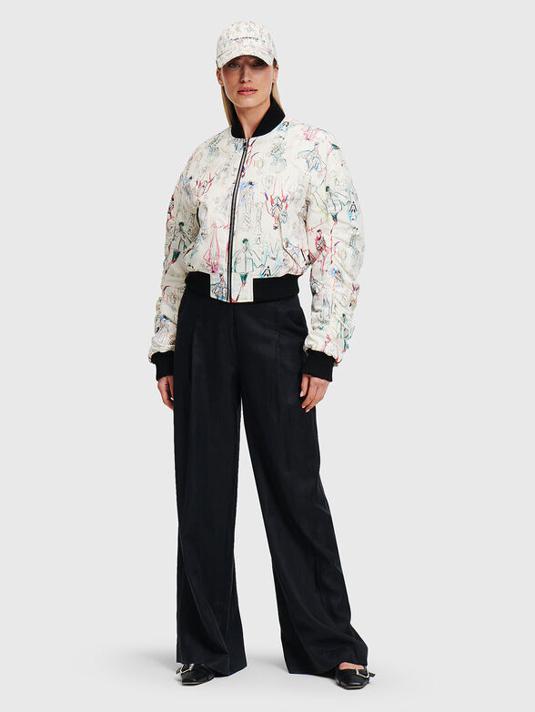 Bomber with art print - 1