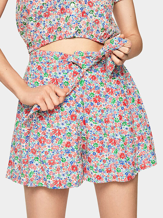 PAULINA shorts with floral print - 1