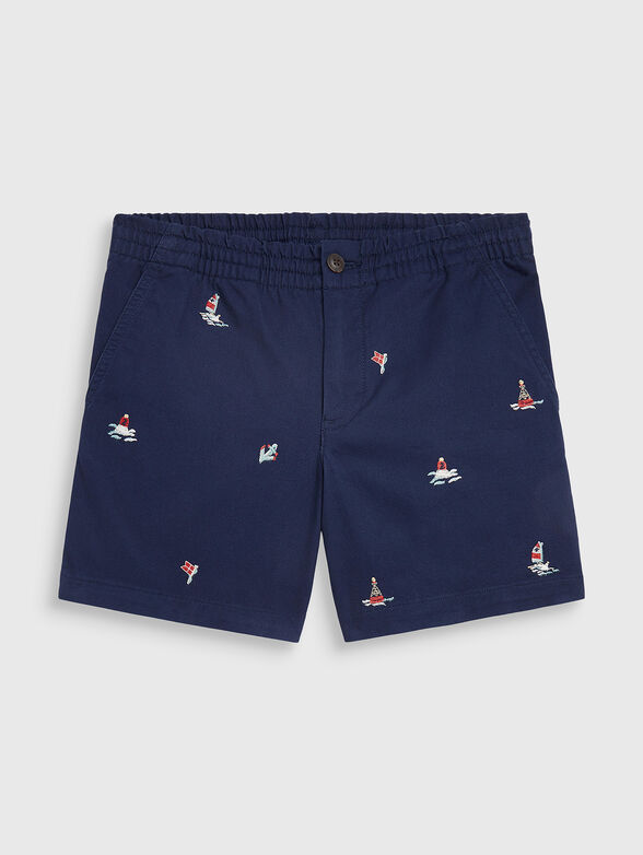 Blue shorts - 1