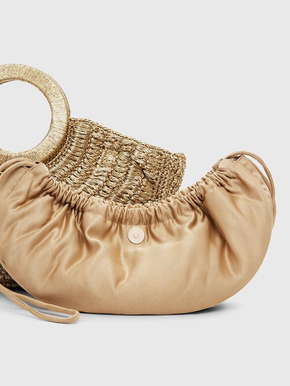 Knitted bag with long handle - 5