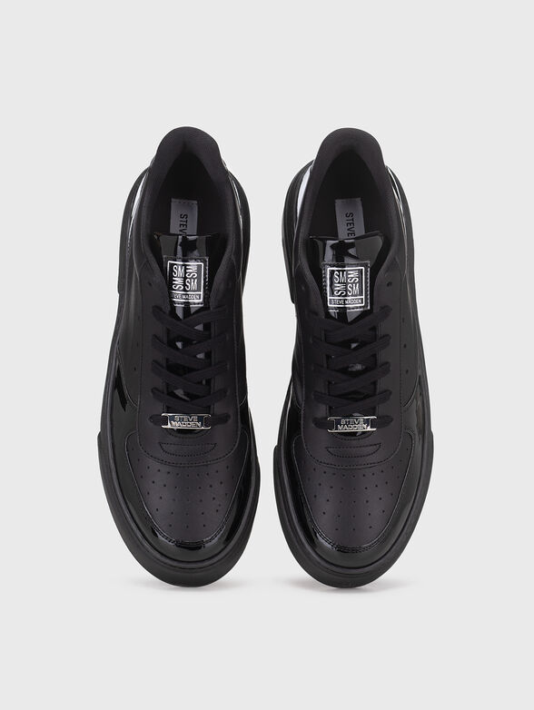BRENT black sneakers - 6