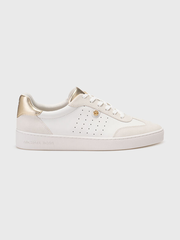 SCOTTY leather sports shoes with logo - 0