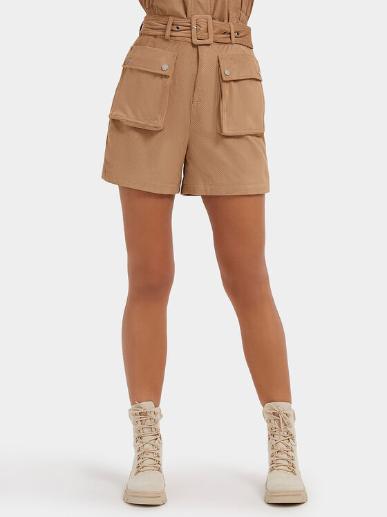 MARIANGELA shorts in beige color - 1