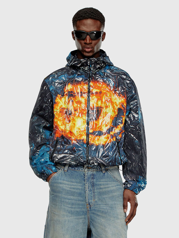 J-WARRETT-POSTER jacket with abstract print - 1
